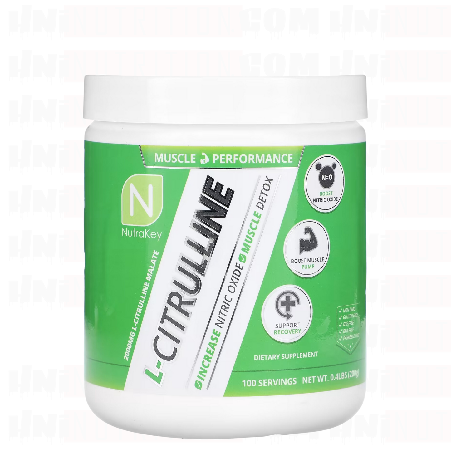 NUTRAKEY L-CITRULLINE 200 GRAMS UNFLAVORED