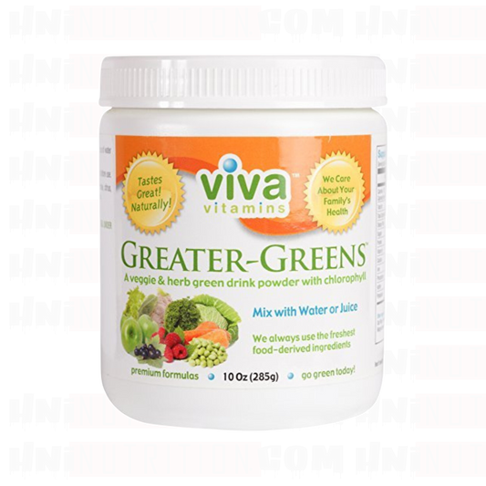 VIVA VITAMINS GREATER-GREENS 10OZ