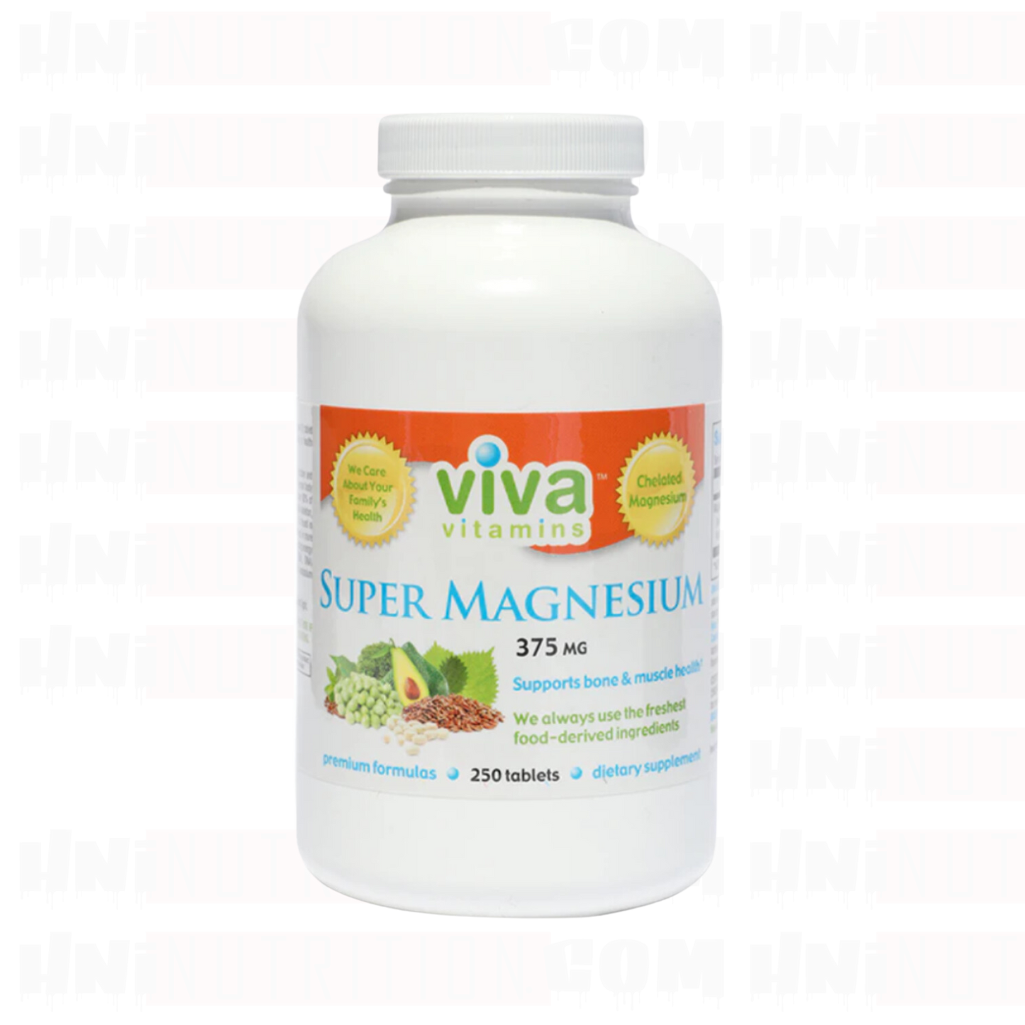 VIVA VITAMINS SUPER MAGNESIUM 375MG 250 TABLETS