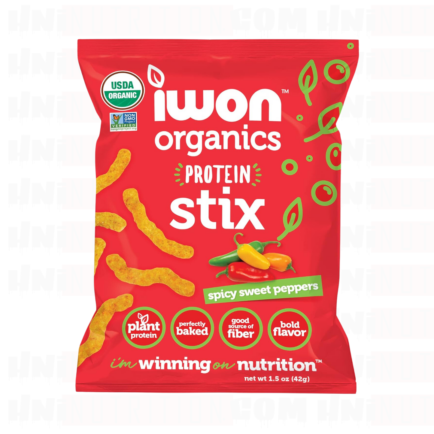 IWON ORGANICS PROTEIN STIX