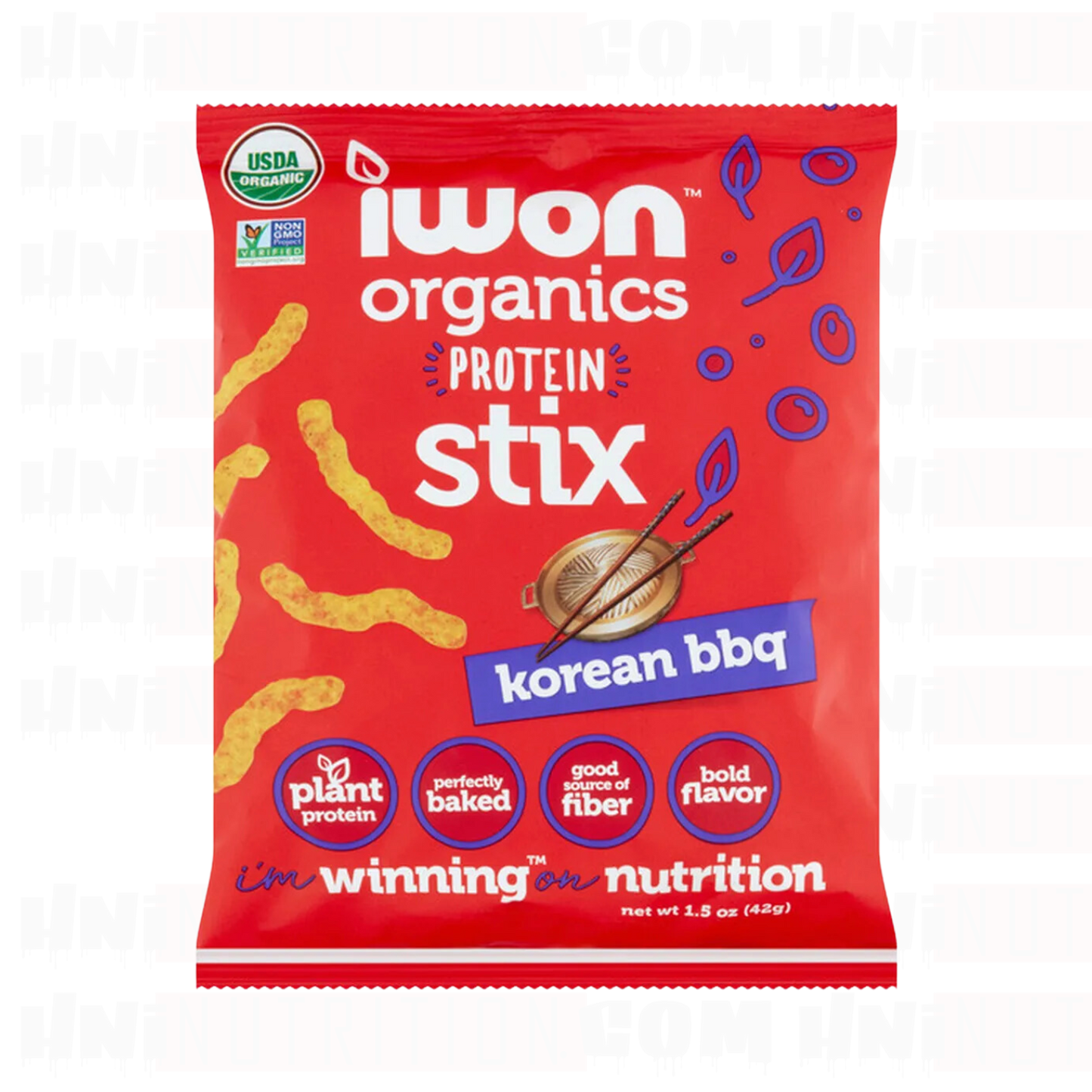 IWON ORGANICS PROTEIN STIX