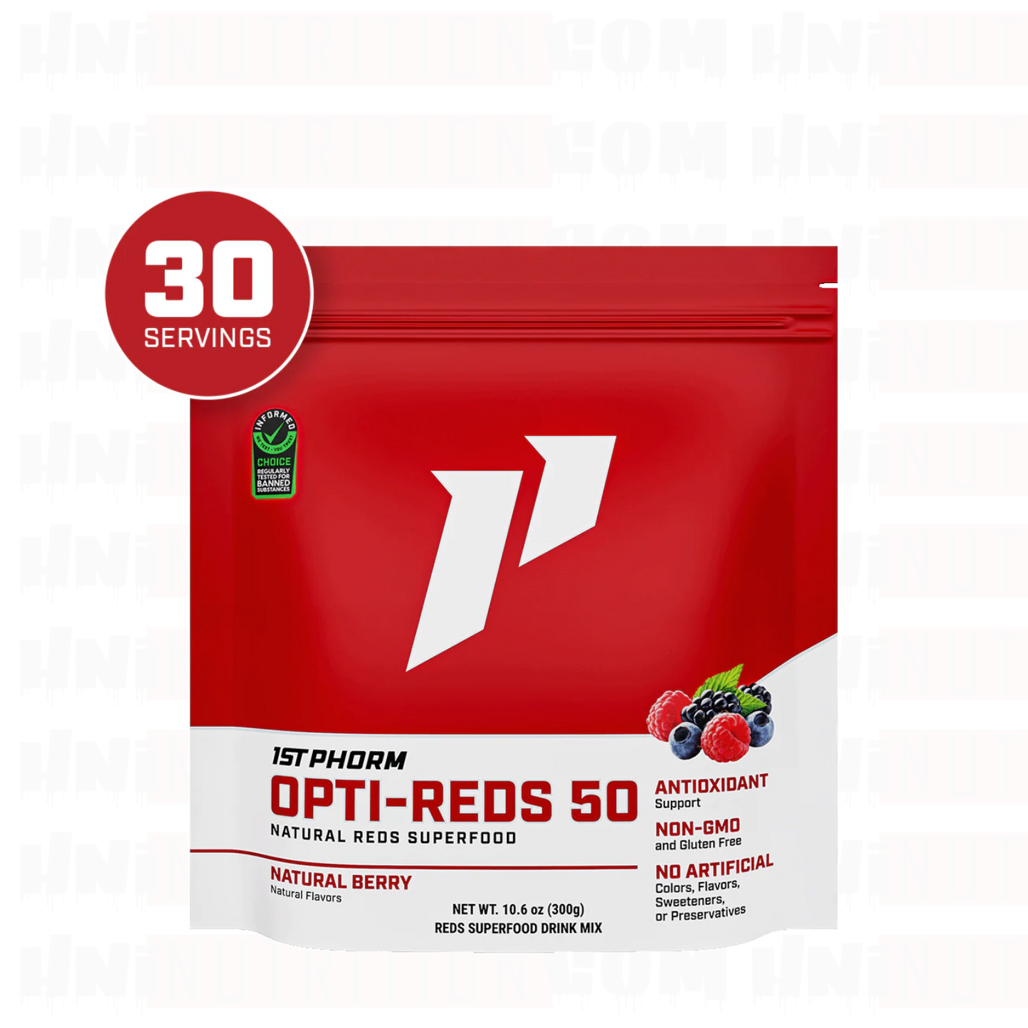 1ST PHORM OPTI-REDS 50 NATURAL BERRY