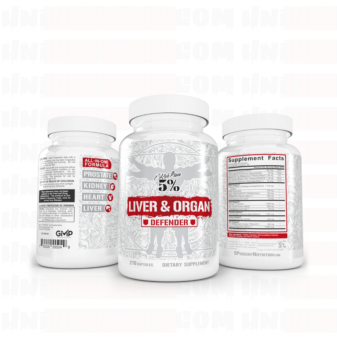 5% NUTRITION LIVER AND ORGAN DEFENDER 270 CAPSULES