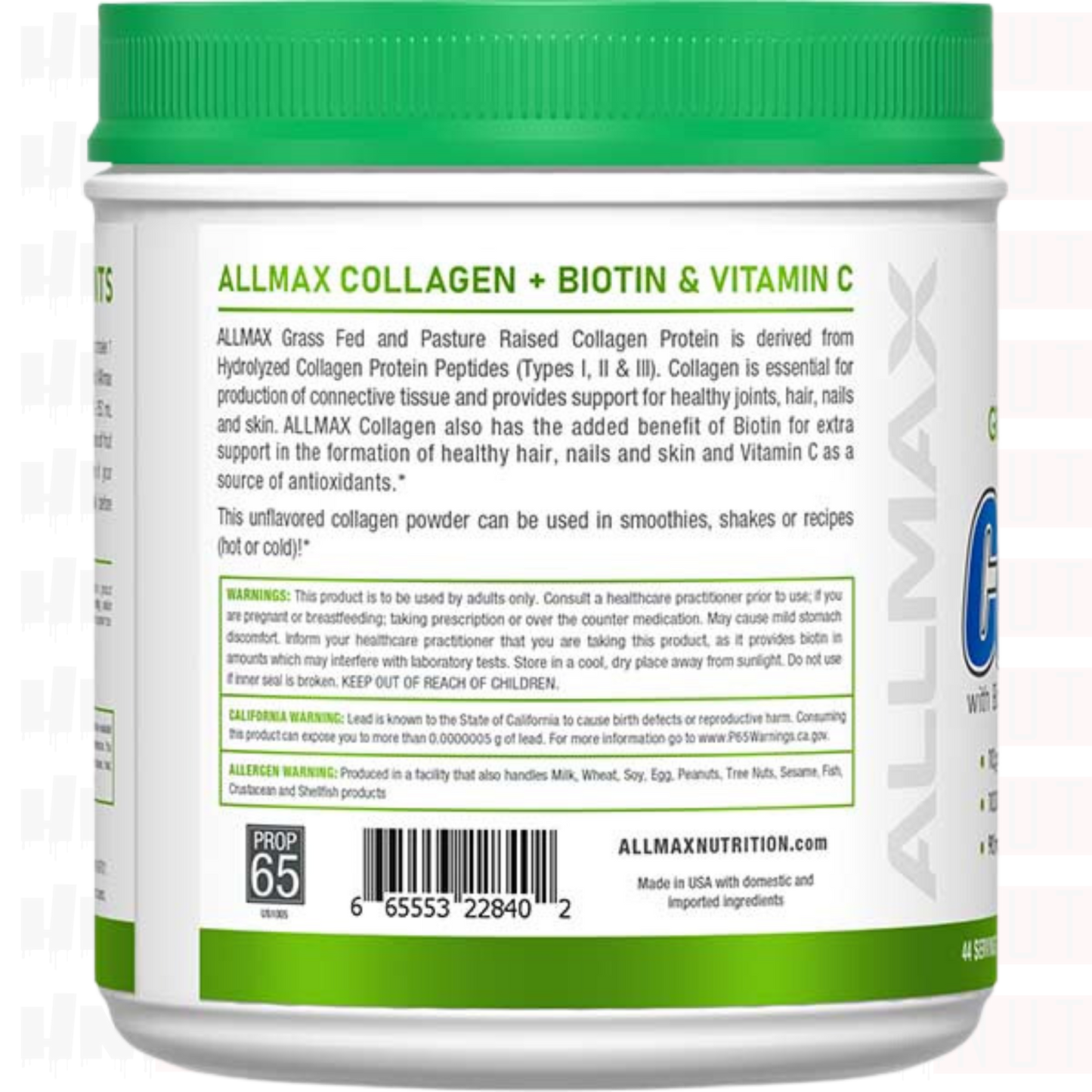 ALLMAX COLLAGEN UNFLAVORED