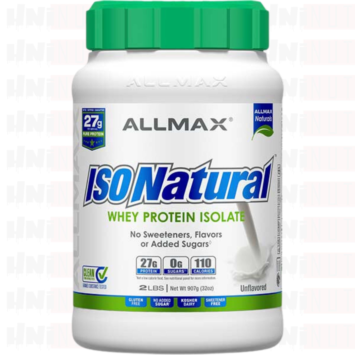 ALLMAX ISONATURAL UNFLAVORED 2LBS